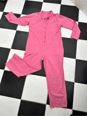 Kids Pink One-Piece Jumpsuit